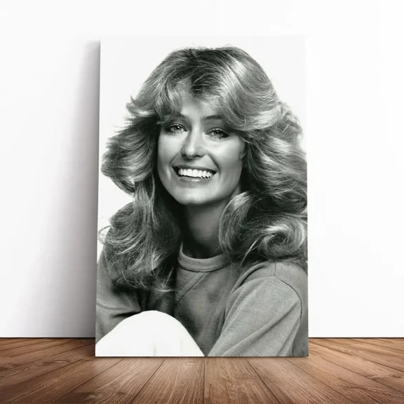 Kna Prints - Poster Farrah Fawcett Picture Decor Living Room Bedroom, UNFRAMED-8x12