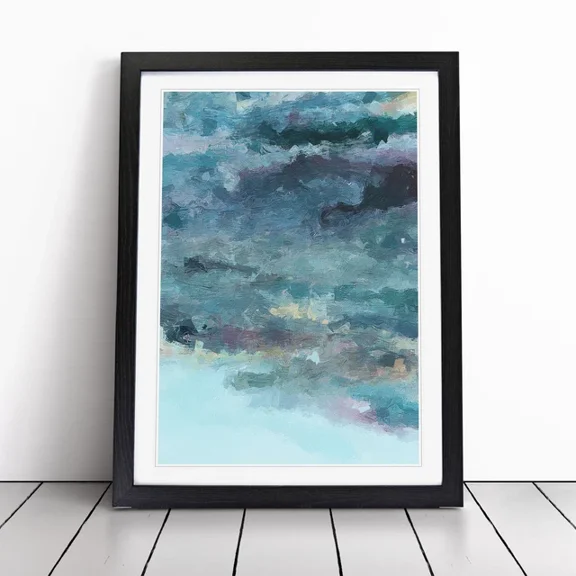 Kna Prints - Poster High Clouds Abstract Picture Poster Decor, UNFRAMED-8x12