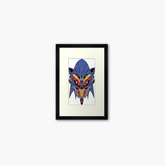 Kna Prints - Poster Mecha Sonic, UNFRAMED-8x12