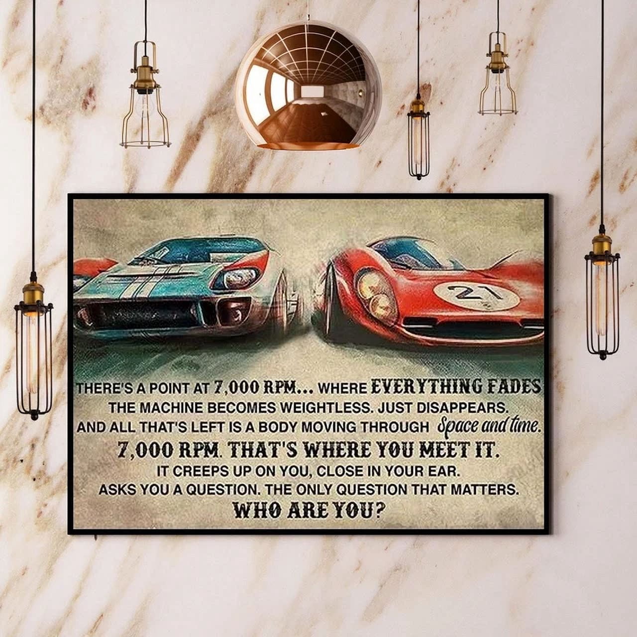 Kna Prints - Poster Racing Driver The Only Question That Matters Who ...