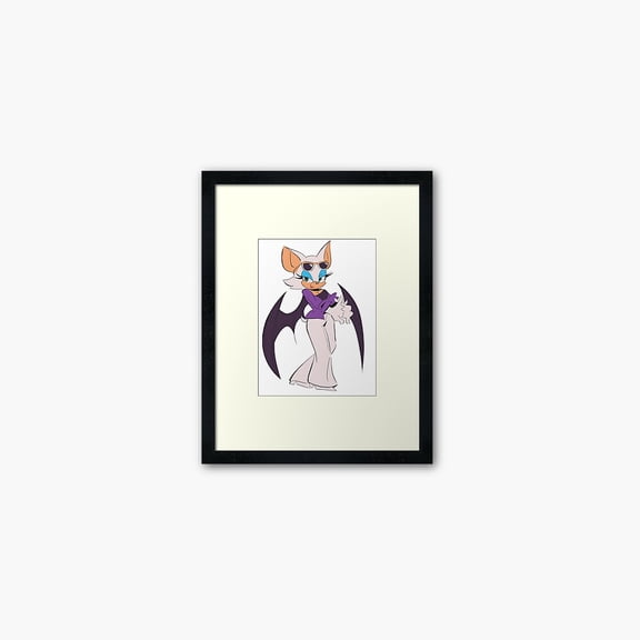 Kna Prints - Poster Rouge The Bat El Asesinato De Sonic The Hedgehog, UNFRAMED-8x12