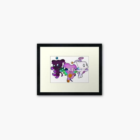 Kna Prints - Poster Sega Sonic The Hedgehog Fly Chao Hero Dark Neutral Sonic Adventure 2 Batalla, UNFRAMED-12x18