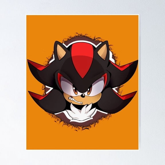 Kna Prints - Poster Shadow The Hedgehog - Sonic, UNFRAMED-8x12