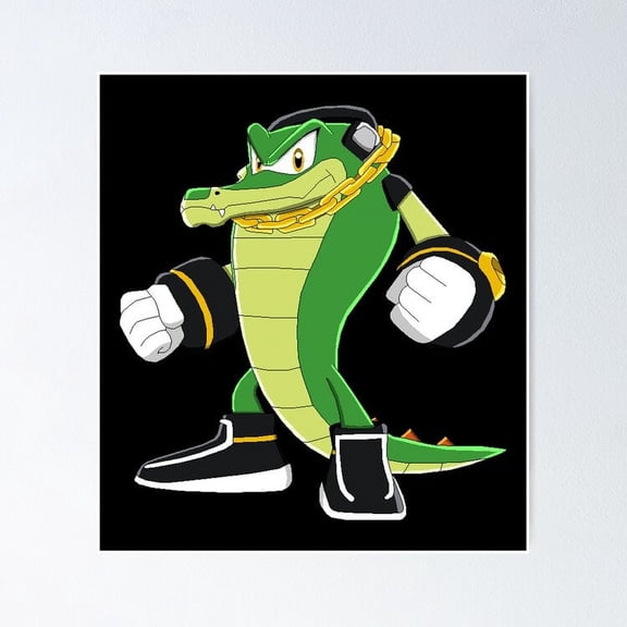 Kna Prints - Poster Vector The Crocodile, UNFRAMED-12x18