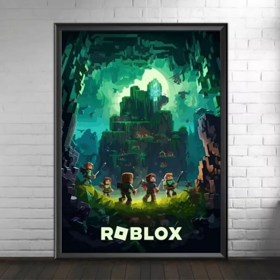 Kna Prints - Roblox Poster Infinite Adventures Edition - Kir 8347, UNFRAMED-8x12