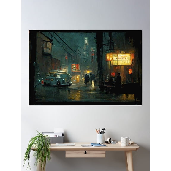 Kna Prints - Somewhere Artificial 002 Poster , UNFRAMED-8x12