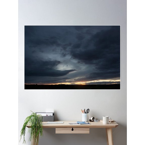 Kna Prints - Sunset, St Fergus Poster , UNFRAMED-8x12