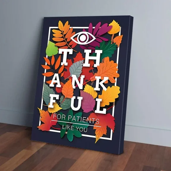 Kna Prints - Thankful For Optometrist Poster, Prints Wall Art Print For Home Decor, Living Room, Bedroom, Office, UNFRAMED-16x24