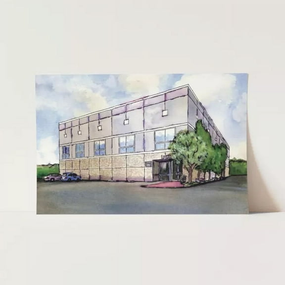 Kna Prints - The Office Pam Beesly Watercolor Painting Michael Scott Wall Art Poster Print - Kir 8159, UNFRAMED-8x12
