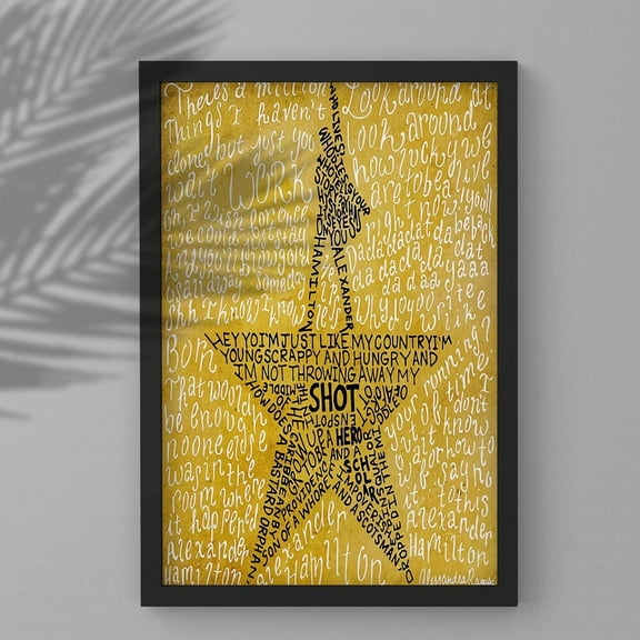 Kna Prints - Thereâ€™S A Million Things Poster, Hamilton Quotes Poster, Alexander Hamilton Wall Decor Gift For Friend, Broadway Prints, American Musical Unframed Poster, UNFRAMED-24x36