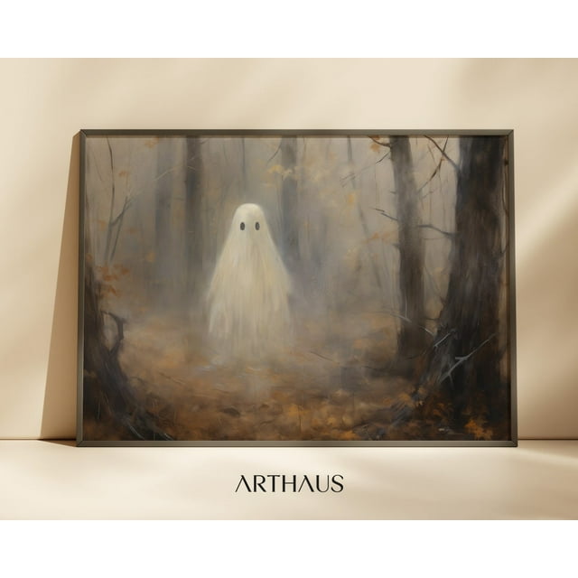 Kna Prints Wall Art Primitive Rustic Decor Cute Ghost Spooky Season
