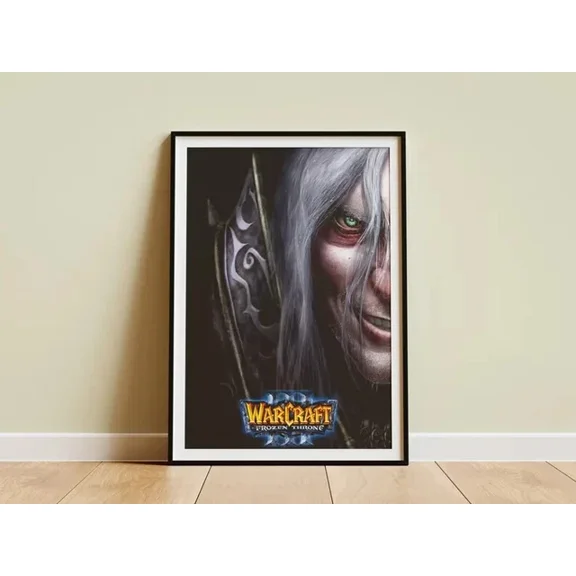 Kna Prints - Warcraft Iii Arthas (Undead Race) Poster For Home Decor, Living Room, Bedroom, Office, UNFRAMED-8x12