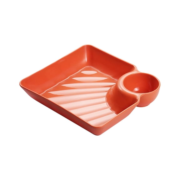 Kna Separator Serving Dish Reusable Dipping Plate For Dumplings And Fruit Tray