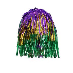 Kna Sequins Rain Hat Birthday Party Party Masquerade Color Tassel Rain Silk Disposable