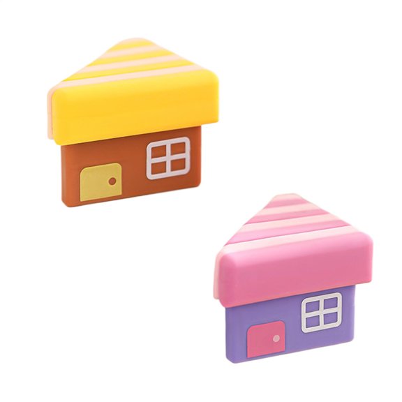 Kna Small Table Corner Collision Pad Cartoon Edge Guard Protective Corner Cover 5.3x2.1x3.8cm/2.09x0.83x1.5inches Kid Design/Stylish & Functional For Busy Parents