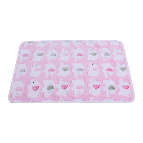 Kna Soft Elephant Blanket For Cozy Warm Cuddle Bed Cover Comfortable Calming Anxiety Washable Durable Throw For Cats Small Animals