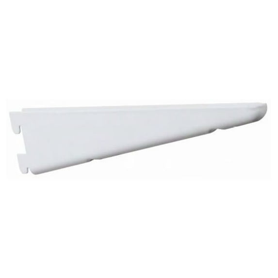 Knape And Vogt 182Bp 14.5 82 Series 14-1/2" Long Double Slotted Shelf Bracket - White