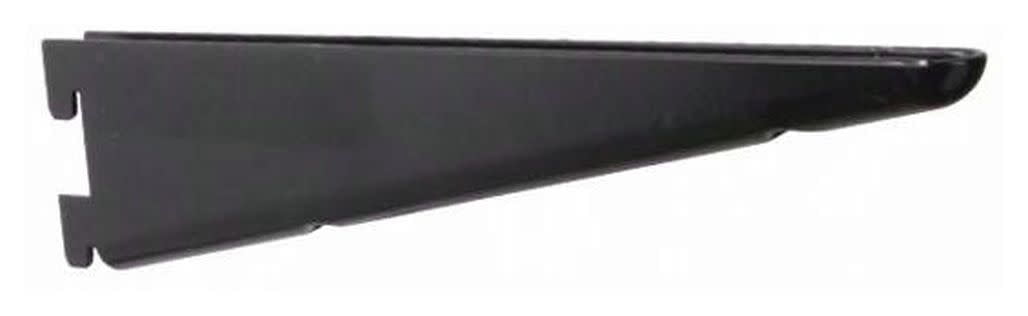 Knape And Vogt 182Bp 18.5 82 Series 18-1/2" Long Black Double Slot Shelf Bracket - Black