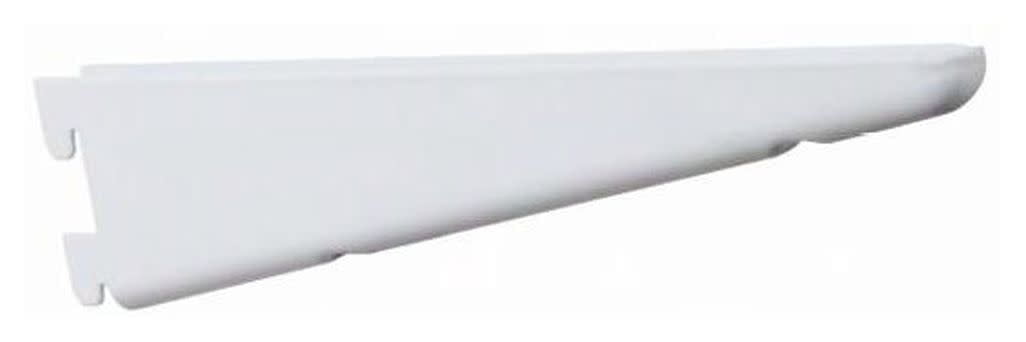 Knape And Vogt 182Bp 18.5 82 Series 18-1/2" Long Black Double Slot Shelf Bracket - White