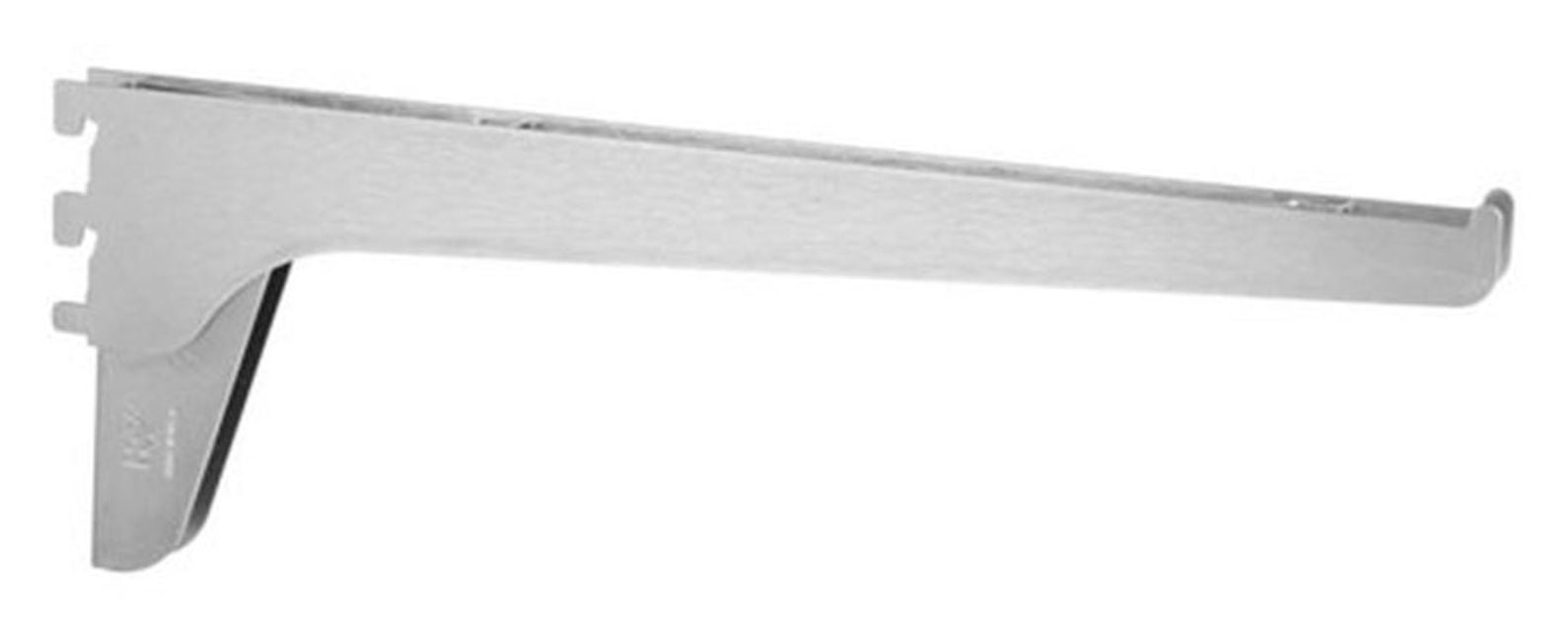 Knape And Vogt 185 14 85 Series 14" Long Double Slotted Shelf Bracket - Chrome