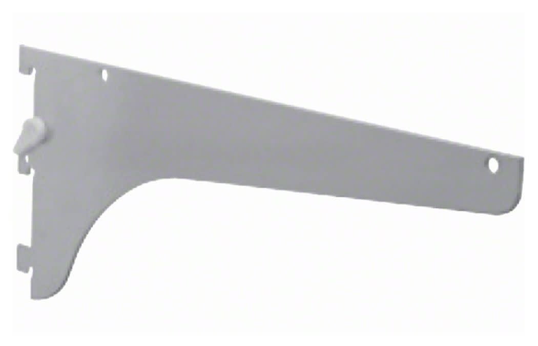 Knape And Vogt 187Ll 12 87 Series 12" Long Heavy Duty Single Slot Shelf Bracket - Chrome