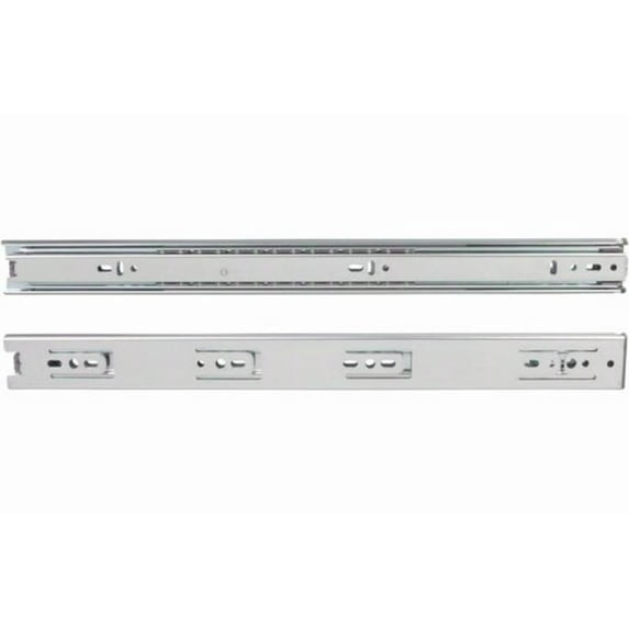 Knape and Vogt KV4400B22 Knape and Vogt 4400B 22 4400 Series 22 Inch Full Extension Side Mount Ball Bearing Drawer Slide with 65 Lbs Weight Capacity Pair