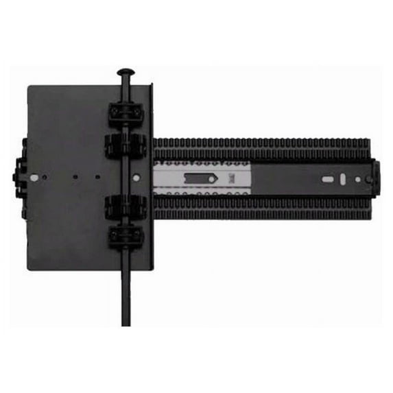 Knape And Vogt 8091P 14 14" 3/4 Extension Ball Bearing Cabinet Door Pivot Slides - Black