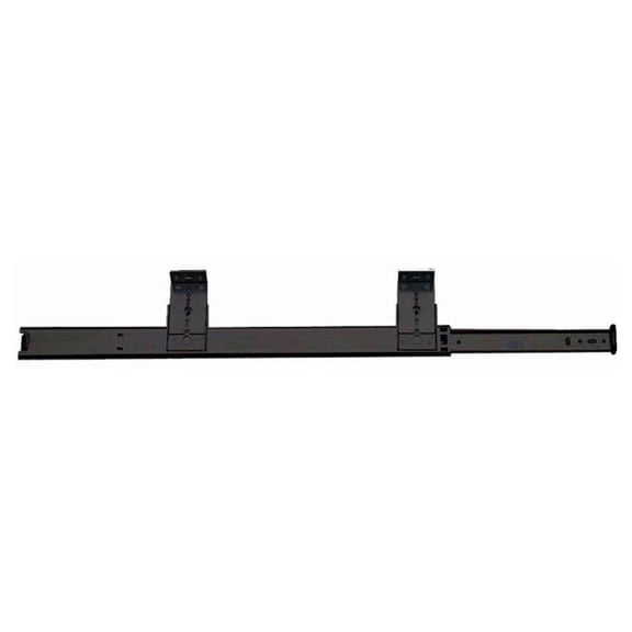 Knape And Vogt KV8150PEB16 16" Long Undermount Ball Bearing Keyboard Tray Slide - Black