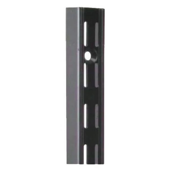 Knape And Vogt 82Bp 78 82 Series 78" Long Double Slotted Track Shelf Standard - Black