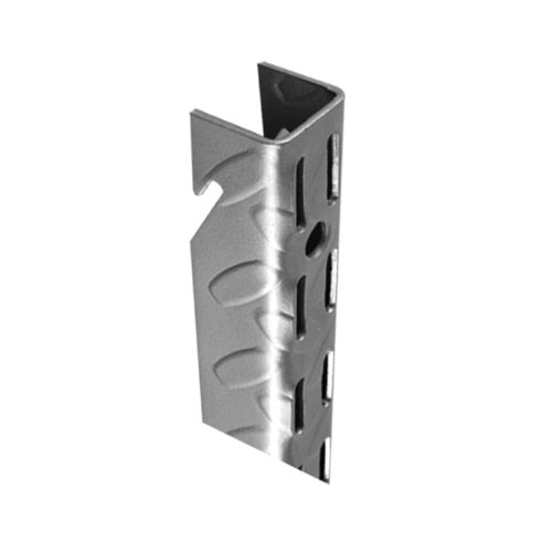 Knape & Vogt 0201-75PM Heavy Duty Dual Slot Shelf Standard, 75 in L x 3-1/2 in W x 1.06 in D