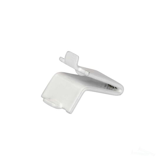 Knape & Vogt 100-Pack Adjustable Steel Pilaster Shelf Support Clip, White Finish