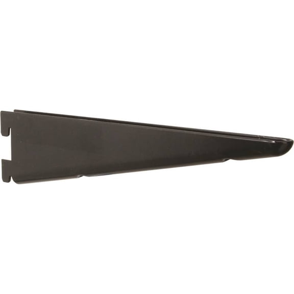 Knape & Vogt 182 182 BLK 7 Shelf Bracket, 7.26 in L, Steel