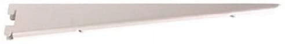 Knape & Vogt 182WH 14.5" White Dual Track Shelf Bracket - Quantity 8