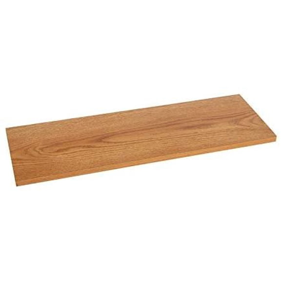 Knape & Vogt Simulated Oak Melamine Shelf - Stain Resistant - Pack of 5, 8 x 48 In