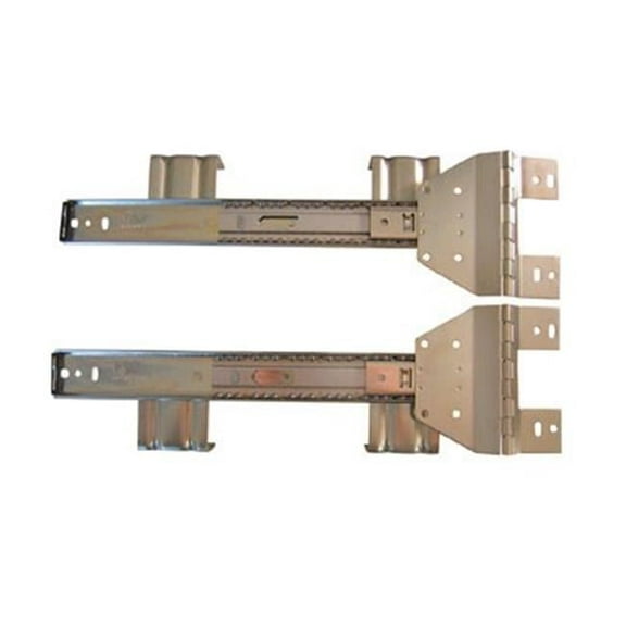 Knape & Vogt 20 In. Ez Door Slide With .75 In. Offset Hinge - Anochrome