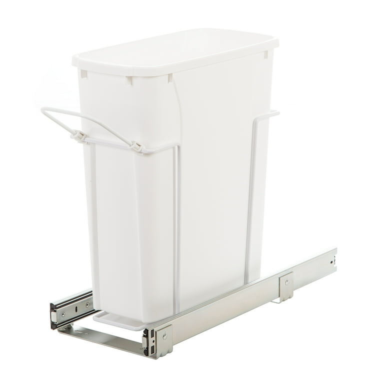 Knape & Vogt 20-Quart Plastic Pull Out Trash Can Knape & Vogt 20-Quart Plastic Pull Out Trash Can