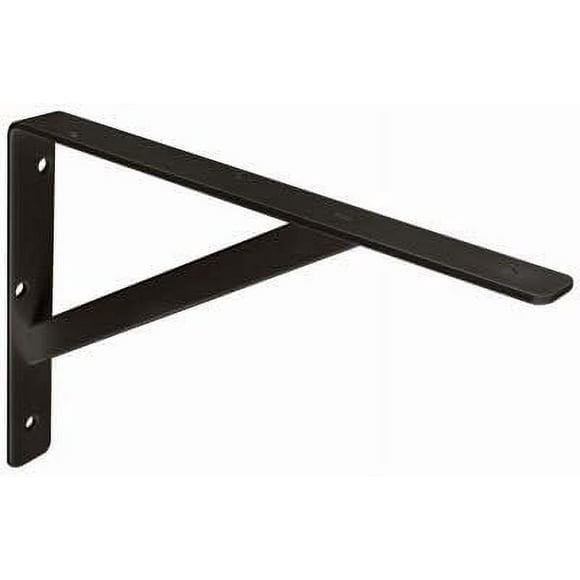Knape & Vogt 208 BLK 500 Heavy-Duty Bracket, 3/4-In. Steel Support Strut, 20-in. - Quantity 10