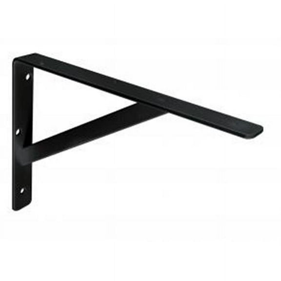 Knape & Vogt 208 BLK 550 22 in. Super-Duty Ultimate L-Bracket, Black