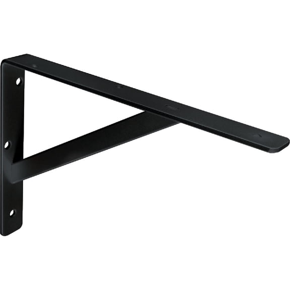 Knape & Vogt 208 Blk 300 12" Black Super-Duty Ultimate L-Bracket5