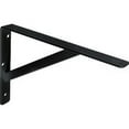thumbnail image 1 of Knape & Vogt 208 Series Black Steel Super Duty Bracket 20 in. L 1200 lb, 1 of 2