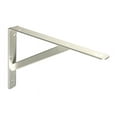 thumbnail image 1 of Knape & Vogt Mfg Co Shelf L-Bracket 208 TI - Heavy-Duty Steel, Titanium Finish - 20 In, 1 of 2
