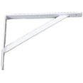 thumbnail image 1 of Knape & Vogt 208WH500 20" White Heavy Duty Shelf Brackets, 1 of 1