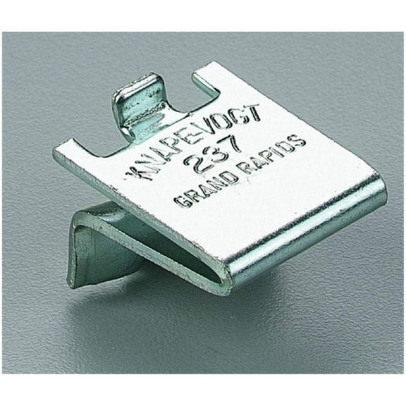 Knape & Vogt Pilaster Shelf Support 237ZC - Zinc Plated - Pack of 100