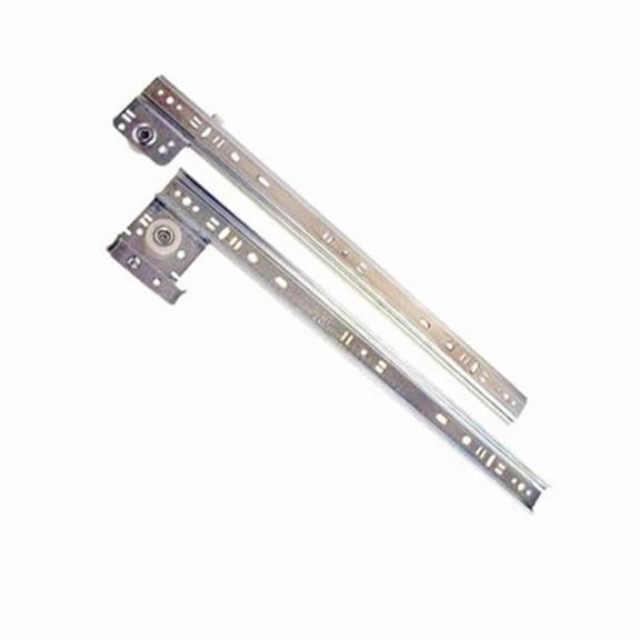 Knape & Vogt  24 in. Nylon Roller Stay Close Drawer Slides - Zinc