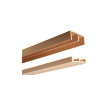 Knape & Vogt 72 In. X .75 In. Plastic Track - Tan