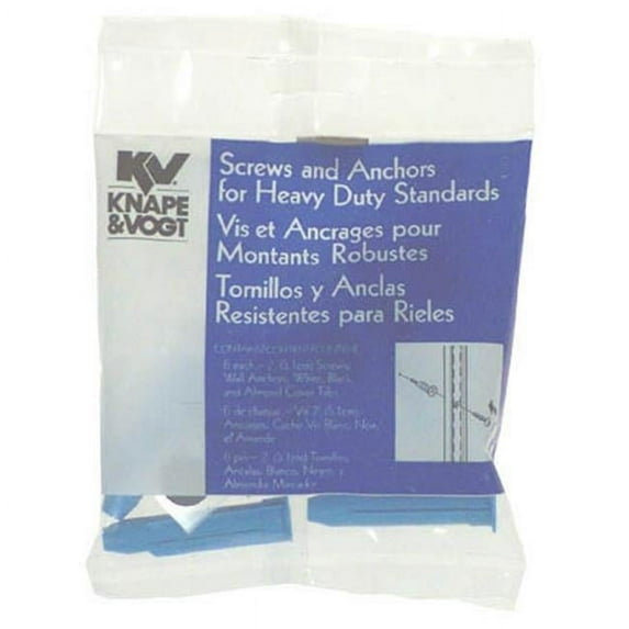 82DP SCREW ZC 6-Pack #12 x 2-In. Flat-Head Wood Screws & Wall Anchors - Quantity 1