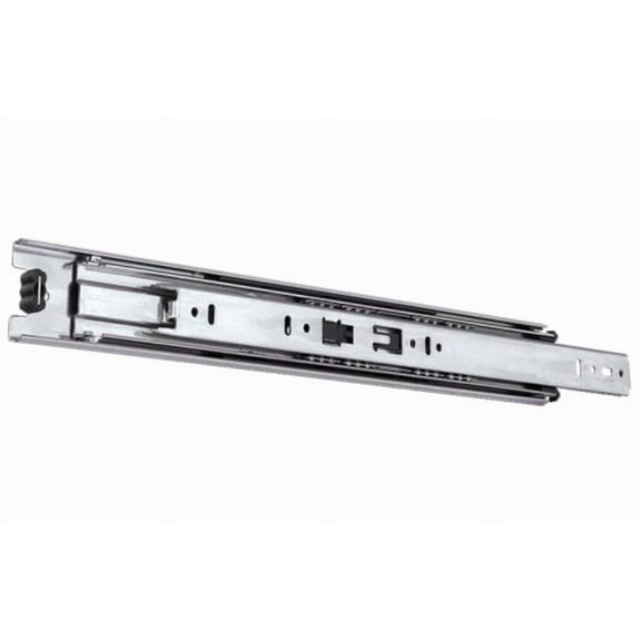 Knape & Vogt 8400P 18 Drawer Slide, 18 in L Extension, 100 lb, 1/2 in W Rail