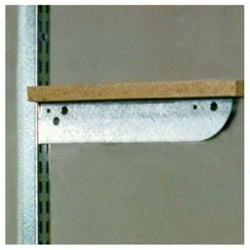Knape & Vogt BK-0102 10" Galvanized Steel Double Shelf Bracket