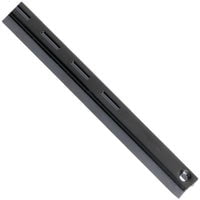 Knape & Vogt 80 Series 36 In. Black Steel Adjustable Shelf Standard 80 BLK 36