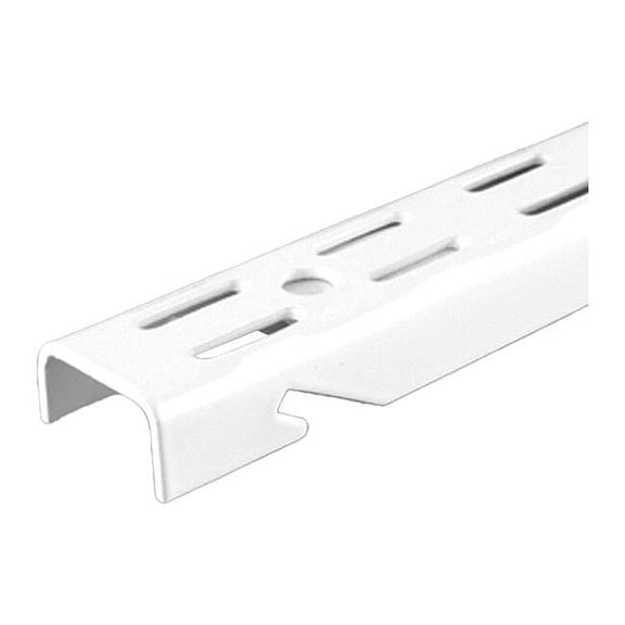 Knape & Vogt Closet Track,Steel,0.63 in H 0120-70WT